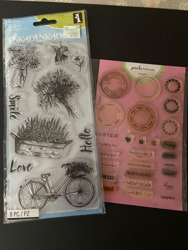 Inkadinkado floral stamps - inkadinkado,