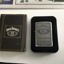 JACK DANIELS LABEL DESIGN PEWTER PLAQUE POLISHED CHROME ZIPPO LIGHTER