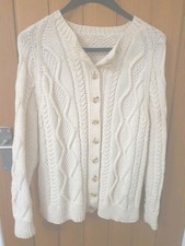 Hand knitted traditional aran - hand,