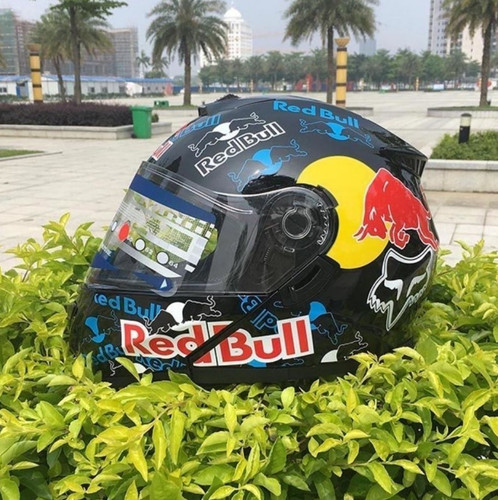 Mtb red bull helmet - bull,