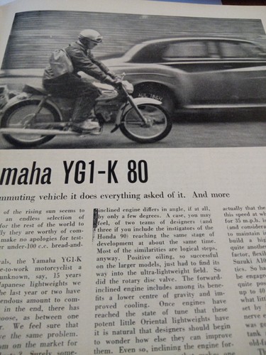 1970 yamaha yg1 - yg1, 80cc