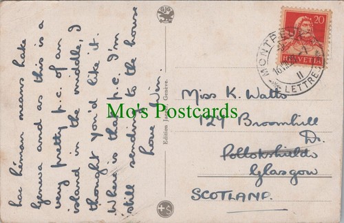 Genealogy postcard watts - -,