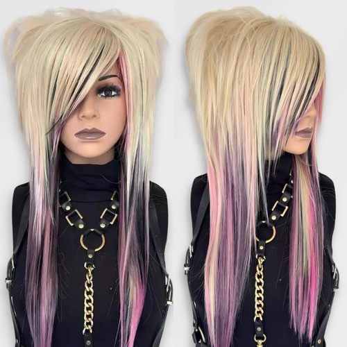 Blonde scene wig - blonde,