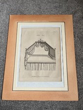 1787 mounted engraving - field bed .  plate  103