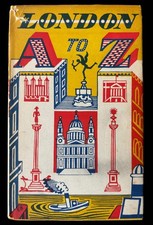 Scarce Edward Bawden LONDON A to Z 1953 HB 1st DJ Metcalf Andre Deutsch ILLUSTRA