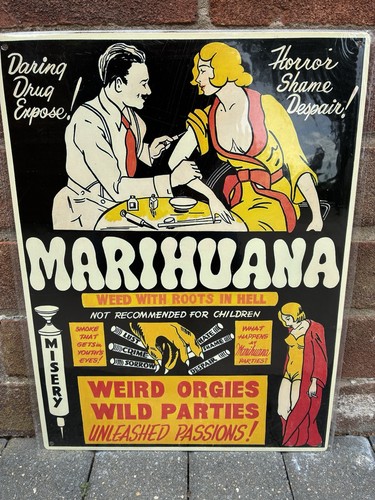 Pure drugs tin advertisement - pure,