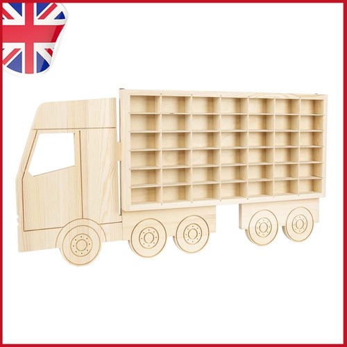 Grids wooden display case - 42,