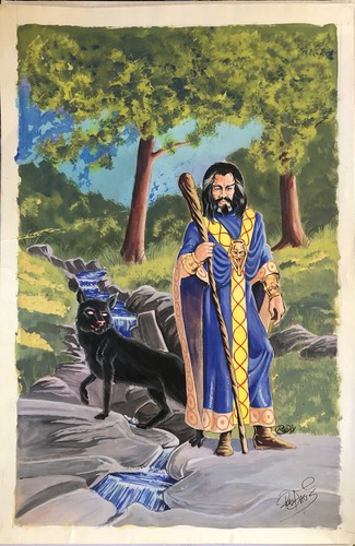 Merlin original comic - original, art
