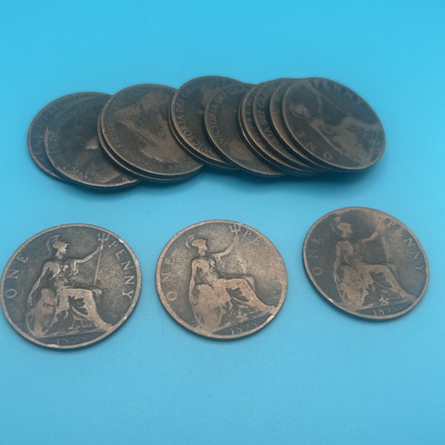 1898 one old penny - one, coin
