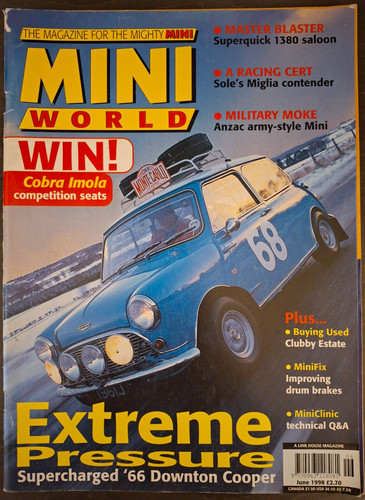 Mini world magazine june - magazine, 1998