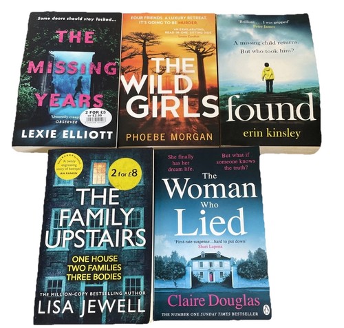 Crime thriller books bundle - books,