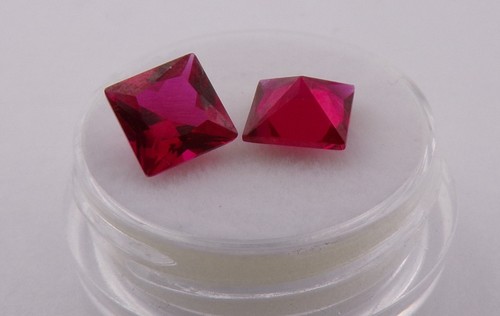 Natural red corundum ruby 8 - red,