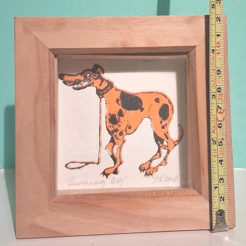 Alison read running dog signed - alison,