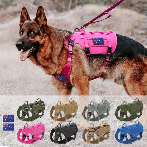 Military tactical dog harness - military,