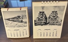 Two Railroad Locomotive Flip