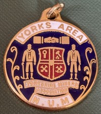 Yorkshire Area National Union of Mineworkers Trade Union Badge