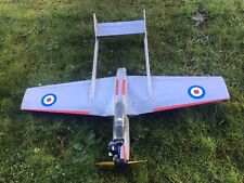 Kit-Built RC Plane WARBIRD De Havilland Vampire 1.0M Wingspan RAF OS Two-Stroke