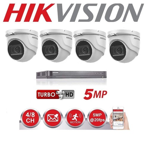 Hikvision 5mp 4ch dvr - 4ch, &