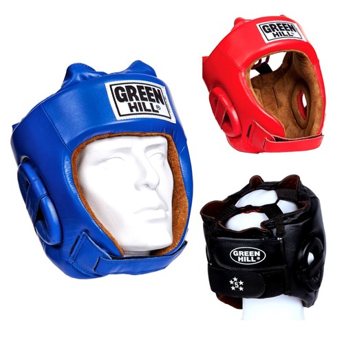 Boxing head guard leather - boxing,
