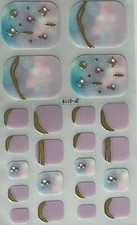 TOE NAIL WRAPS - PEEL OFF AND