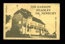 Matchbox label Pub The Harrow