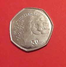 50P Christmas Coin Gibraltar