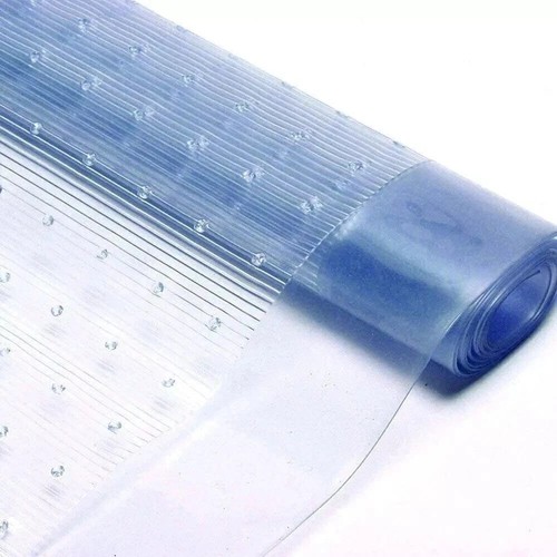 Clear vinyl carpet - clear,