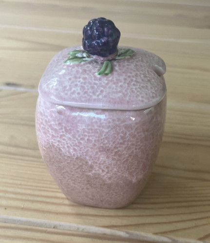 Vintage ceramic jar jam - ,