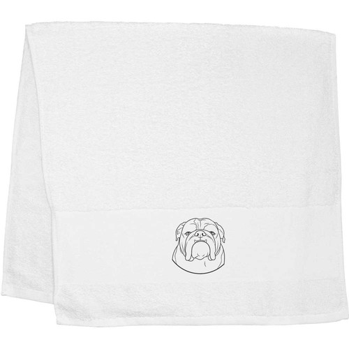 English bulldog portrait - bulldog, portrait'