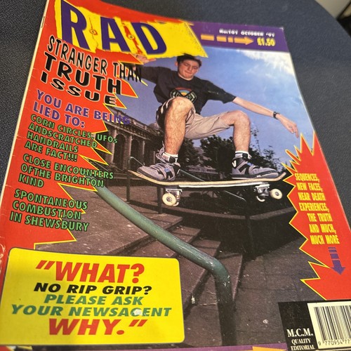 Rad skateboard magazine issue - skateboard,