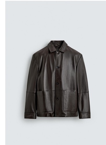 Zara new man leather - zara,