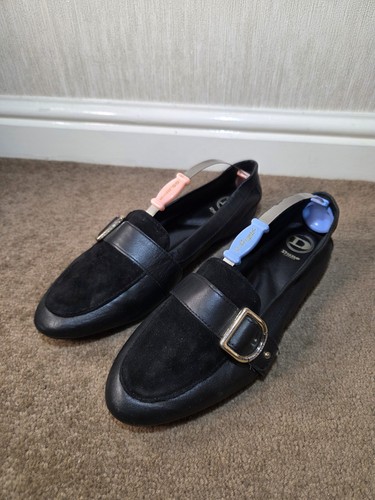 Dune london black leather - dune, &