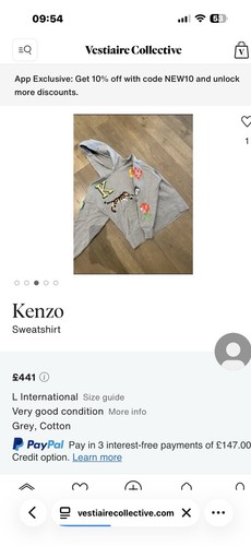 Kenzo pixel jumper size - kenzo,