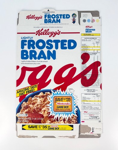 Vintage 1992 kellogg frosted - vintage, kellogg's