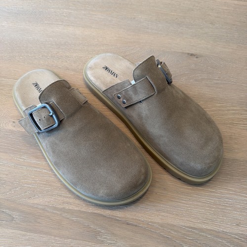 Zara men buckled split suede - men,