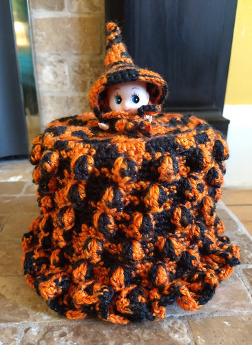 Handmade crochet witch baby - handmade,