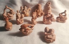 11 x Vintage Miniature Andean