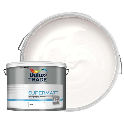 Dulux trade supermatt white - dulux,