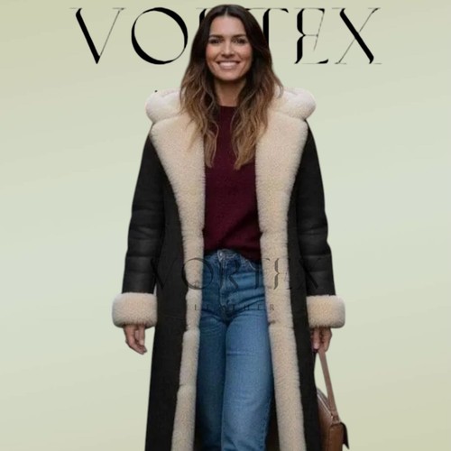 Women long black real - women's,