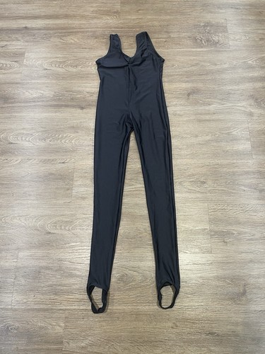 Black dance lycra catsuit - dance, with