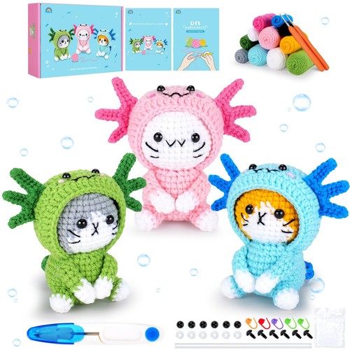 Crochet kit for beginners 3 - kit,