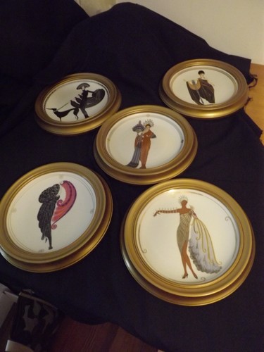 House erte porcelain plates - house, of