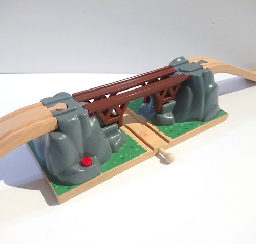 Wooden railway track genuine - wooden,