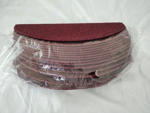 Dark burgundy carpet stair - carpet,