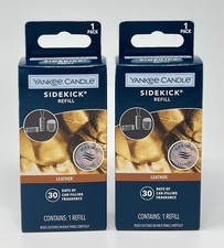 2 YANKEE CANDLE LEATHER