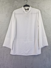 Jaeger Womens White Tie Neck