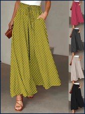 Women Bohemian Wide Leg Pants