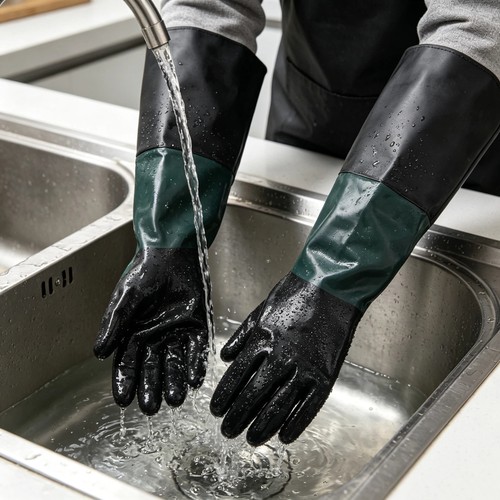 Sandblasting work gloves latex - sandblasting,