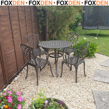 Piece cast aluminium garden - cast,