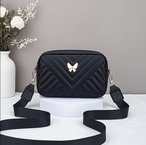 Black over the shoulder - over,